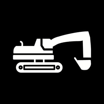 Excavator Vector Icon