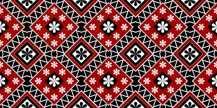 fabric pattern geometric for background rug wallpaper clothing wrap batik fabric embroidery illustration vector beautiful