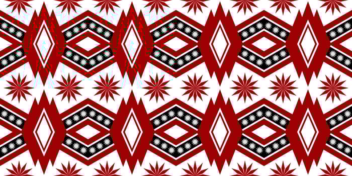fabric pattern geometric for background rug wallpaper clothing wrap batik fabric embroidery illustration vector beautiful