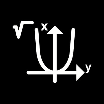 Beautiful algebra Glyph Vector Icon