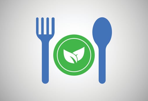 Bio food logo design, Vector design template