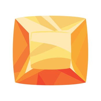 golden gem jewel vector