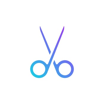 scissor vector for website symbol icon presentation