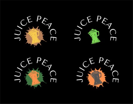Juice logo design vector