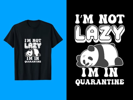 Quarantine T-Shirt Design vector