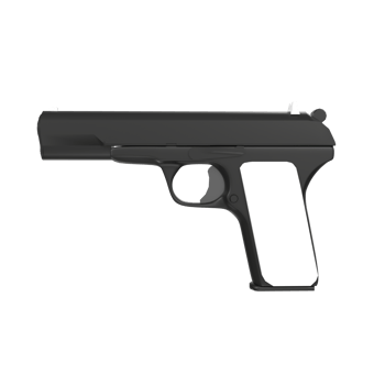 handgun isolated on transparent png