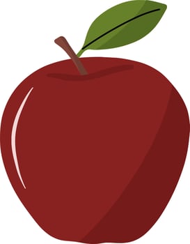 Freshly fruit apple vector