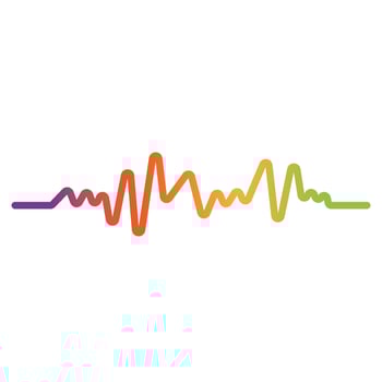 Sound waves vector illustration
