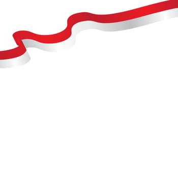 indonesia flag vector illustration