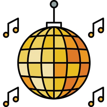 Disco Ball which can easily edit or modify vector
