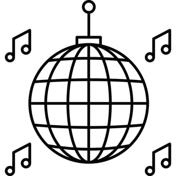 Disco Ball which can easily edit or modify vector