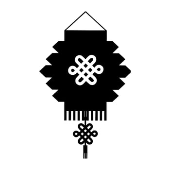Lantern icon vector illustration. Lantern icon logo