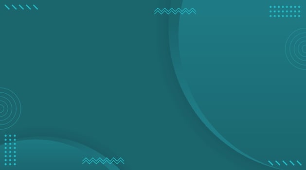 Minimalist Teal Gradient Banner Background vector