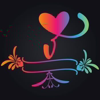 Mandala Gradient color black background vector