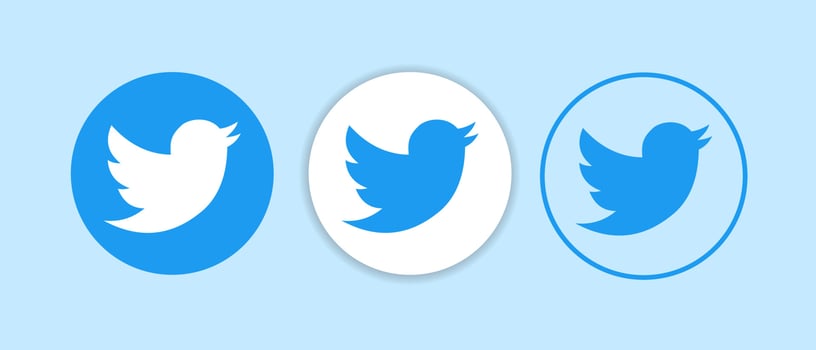 TWITTER ICON LOGO vector