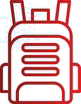 BackPack Bag Vector Icon