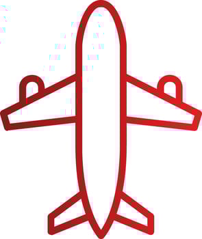Airplane Vector Icon