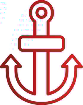 Anchor Vector Icon