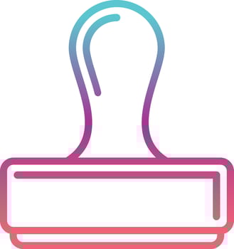 Rubber Stamp Vector Icon