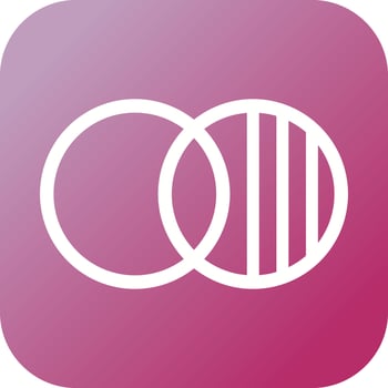 Beautiful Discrete Math Glyph Vector Icon