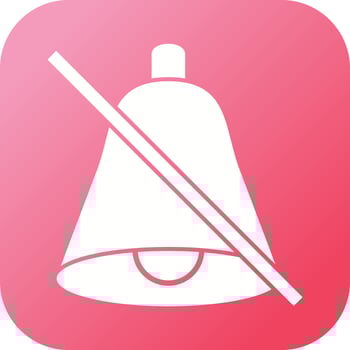 Beautiful No Sound Glyph Vector Icon