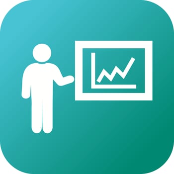 Beautiful Presentation Glyph Vector Icon