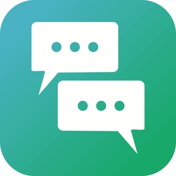 Beautiful Conversation Glyph Vector Icon