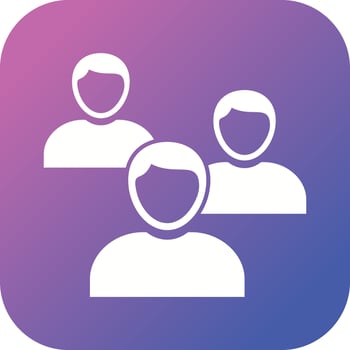 Beautiful Meeting Glyph Vector Icon
