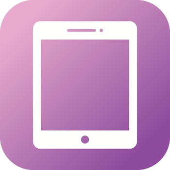 Beautiful Tablet Glyph Vector Icon