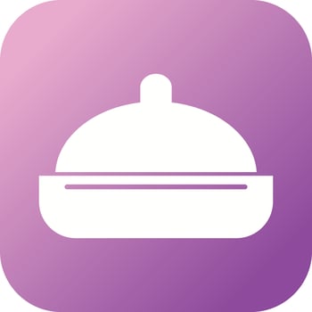Beautiful Dinner Glyph Vector Icon