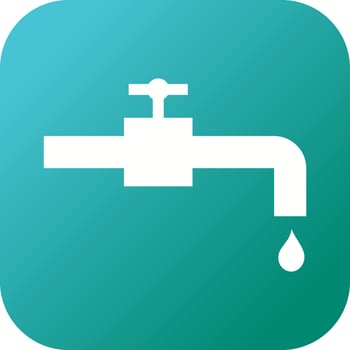 Beautiful Tap Glyph Vector Icon