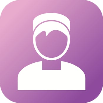 Beautiful Muslim glyph Vector Icon