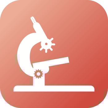 Beautiful Microscope Vector Glyph icon