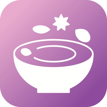 Beautiful Feet Vector Glyph icon