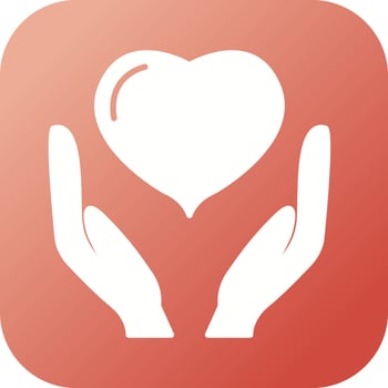 Beautiful Gesture Vector Glyph icon