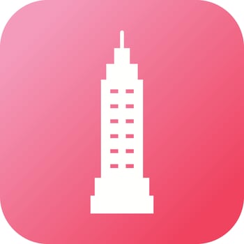 Beautiful Watchtower Vector Glyph Icon