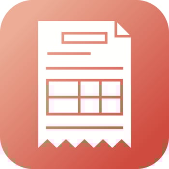 Beautiful Report Vector Glyph icon