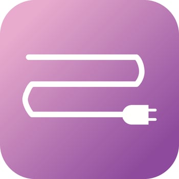 Beautiful Connection Vector Glyph icon