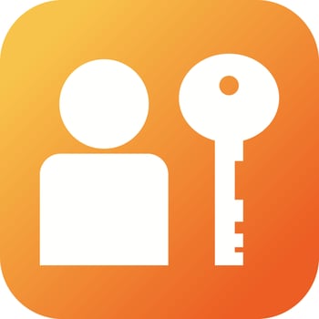 Beautiful Lock Vector Glyph icon