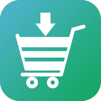 Beautiful Online shopping Vector Glyph icon