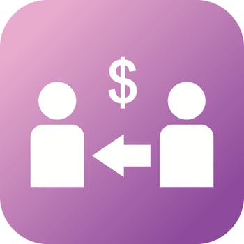 Beautiful Business affiliation Vector Glyph icon