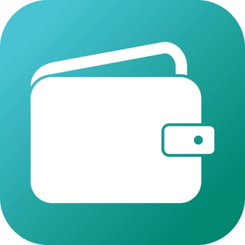 Beautiful Wallet Vector Glyph icon