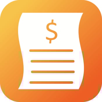 Beautiful Money report Vector Glyph icon