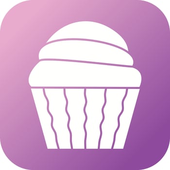 Unique Cream Vector Glyph Icon