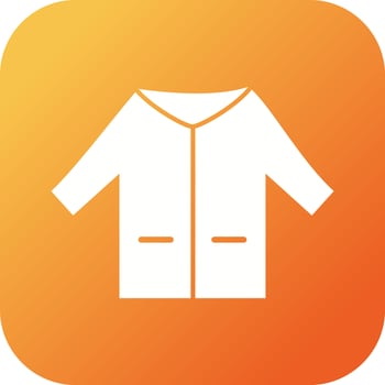 Unique Sweater Vector Glyph Icon