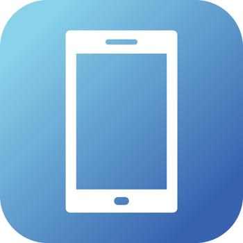 Unique Phone Vector Glyph Icon