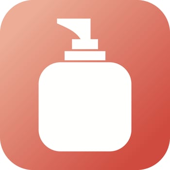 Unique Lotion Vector Glyph Icon