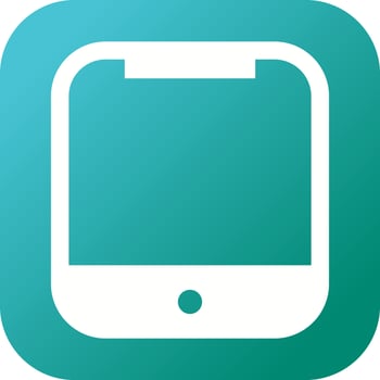 Unique Smart Device Vector Glyph Icon