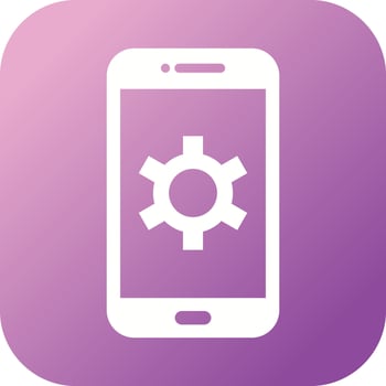 Unique Settings Vector Glyph Icon