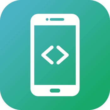 Unique Code Vector Glyph Icon